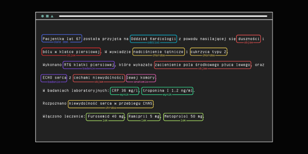 Information Extraction from Polish Radiology Reports using Language Models